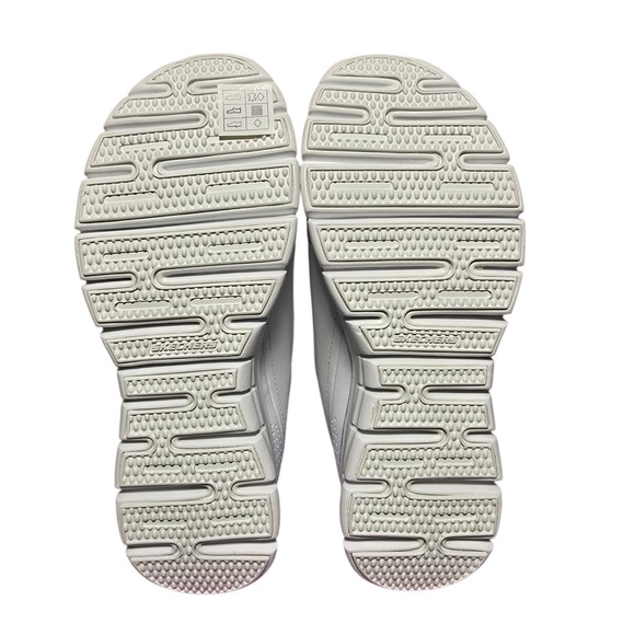 Skechers Shoes Womens 7.5 Elite Class Casual Sneakers White Leather 11644 - Picture 9 of 9